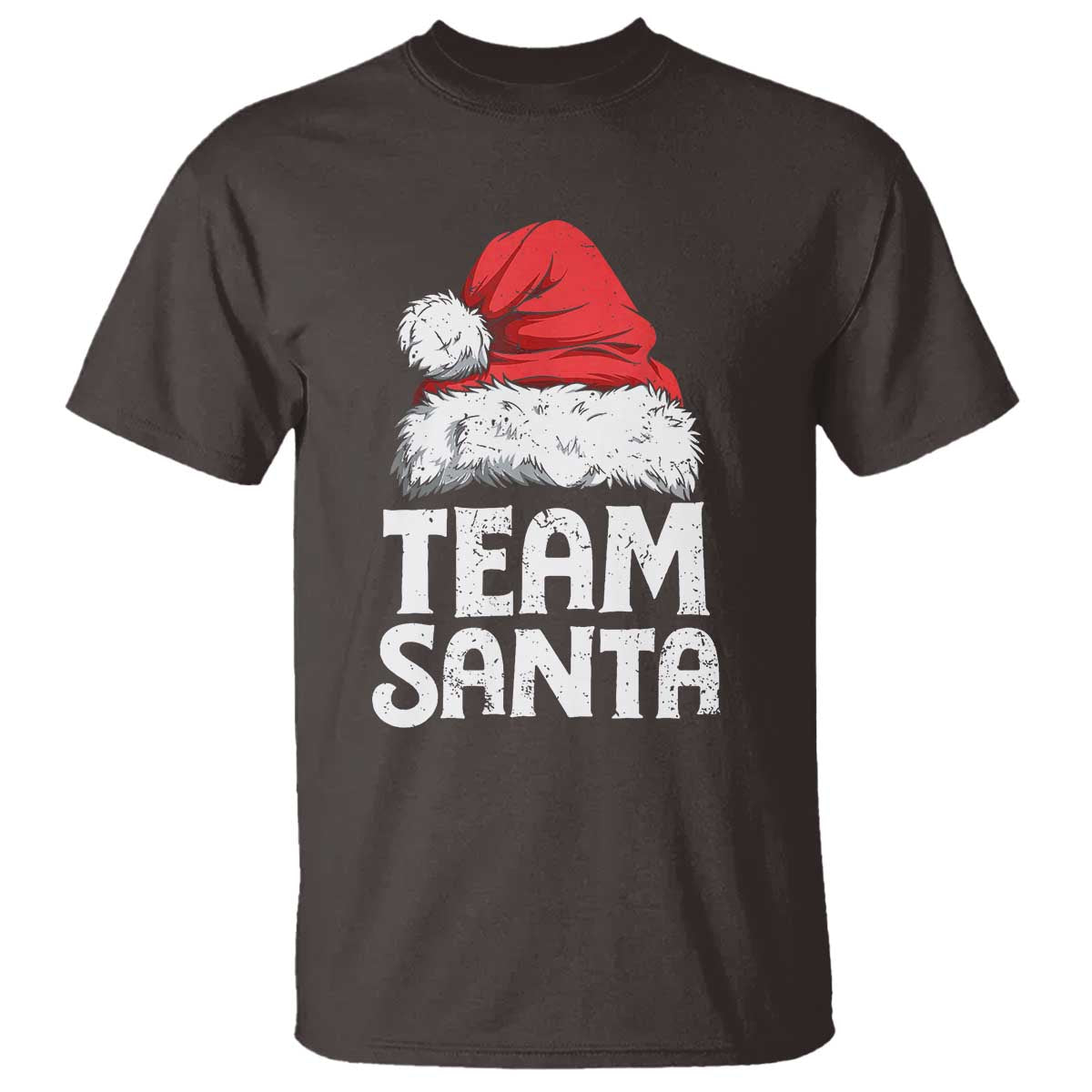 Team Santa T Shirt Christmas Squad Family Matching Pajamas TS02 Dark Chocolate Print Your Wear