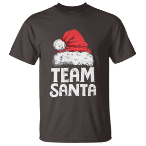 Team Santa T Shirt Christmas Squad Family Matching Pajamas TS02 Dark Chocolate Print Your Wear