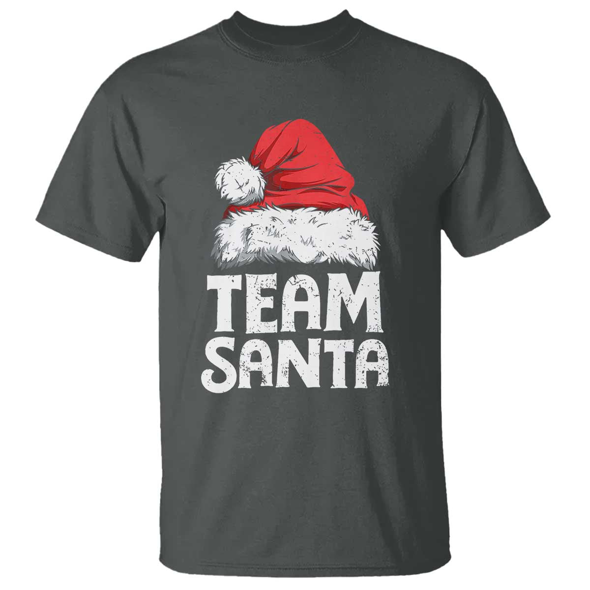 Team Santa T Shirt Christmas Squad Family Matching Pajamas TS02 Dark Heather Print Your Wear
