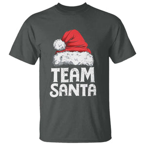Team Santa T Shirt Christmas Squad Family Matching Pajamas TS02 Dark Heather Print Your Wear