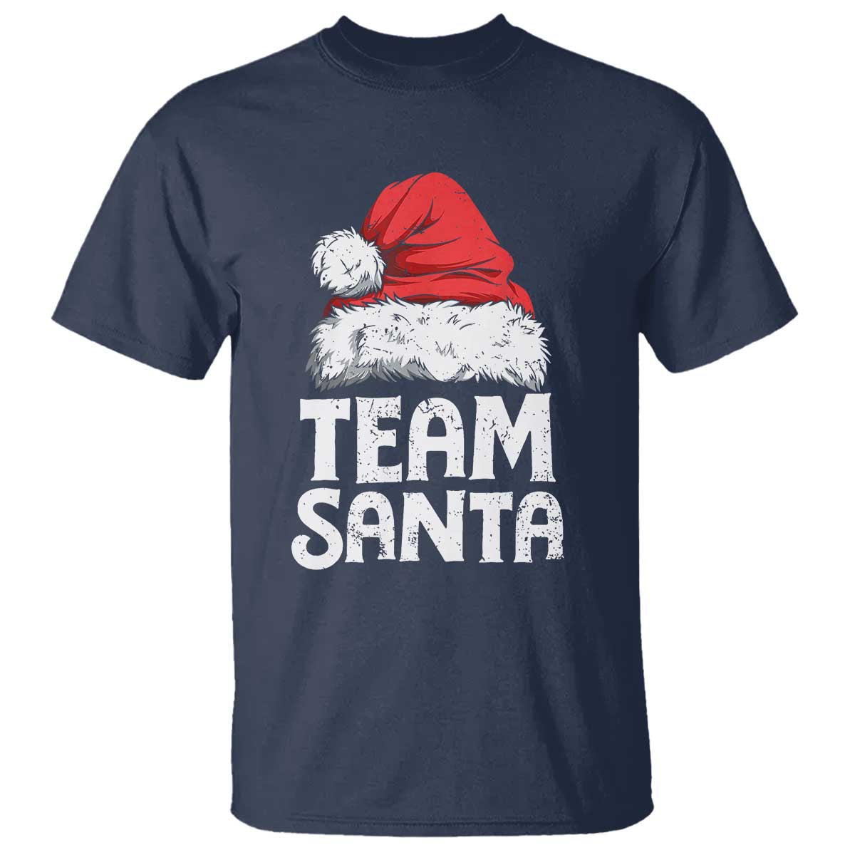 Team Santa T Shirt Christmas Squad Family Matching Pajamas TS02 Navy Print Your Wear
