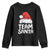 Team Santa Youth Sweatshirt Christmas Squad Family Matching Pajamas TS02 Black Print Your Wear