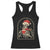 Skeleton Christmas Racerback Tank Top Dead Inside But Caffeinated Coffee Addict Xmas Vibe TS02 Black Print Your Wear