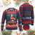 Funny Santa Claus Ugly Christmas Sweater Pooping Down The Chimney TS02 Burgundy Print Your Wear