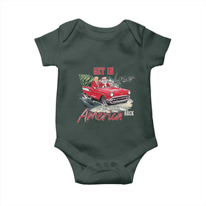 Christmas Trump Baby Onesie Get In Loser We Are Taking America Back with Santa TS02 Print Your Wear