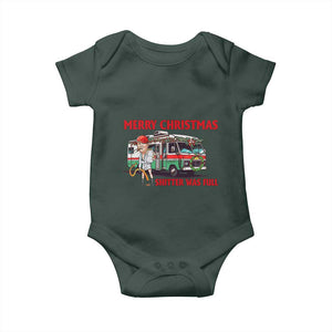 Funny Xmas Movie Trump Baby Onesie Merry Christmas Shitter Was Full TS02 Print Your Wear