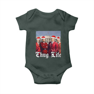 Christmas Trump Baby Onesie Thug Life Trump Vance RFK Elon TS02 Print Your Wear