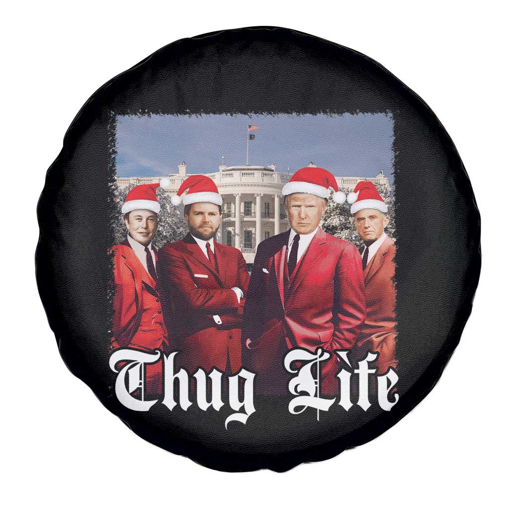 Christmas Trump Spare Tire Cover Thug Life Trump Vance RFK Elon TS02 Print Your Wear