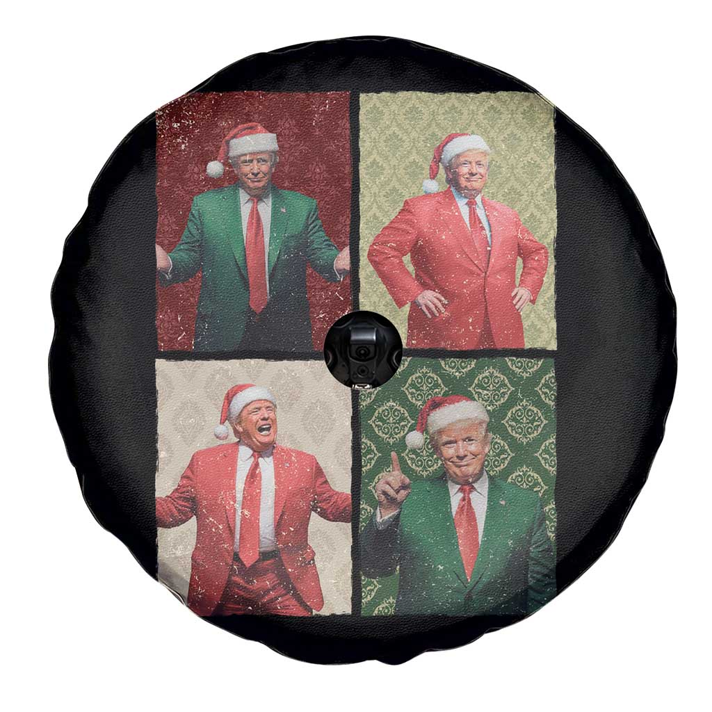 Christmas Trump Spare Tire Cover Daddy's Home For Xmas Retro Vintage TS02 Print Your Wear
