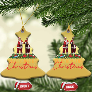 Xmas Trump Dance Christmas Ornament Cosplay Santa President Dancing TS02 Christmas Tree Gold Print Your Wear