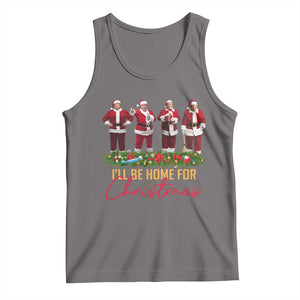 Christmas Trump Dance Tank Top Cosplay Santa President Dancing TS02 Deep Heather Print Your Wear