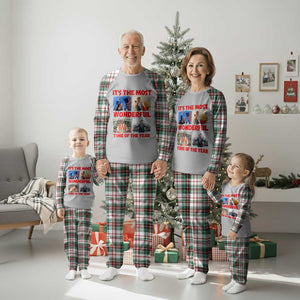 Christmas Trump Plaid Pajama Set It's The Most Wonderful Time Of The Year TS02 Christmas Plaid Print Your Wear