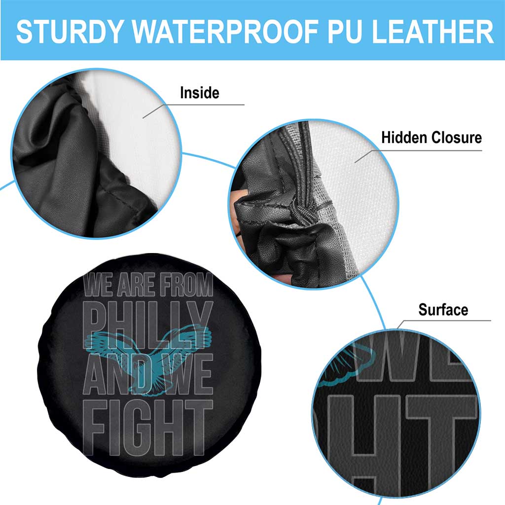 Philadelphia Spirit Spare Tire Cover We Are From Philly And We Fight TS02 Print Your Wear