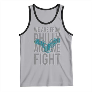 Philadelphia Spirit Tank Top We Are From Philly And We Fight TS02 Athletic Heather Black Print Your Wear