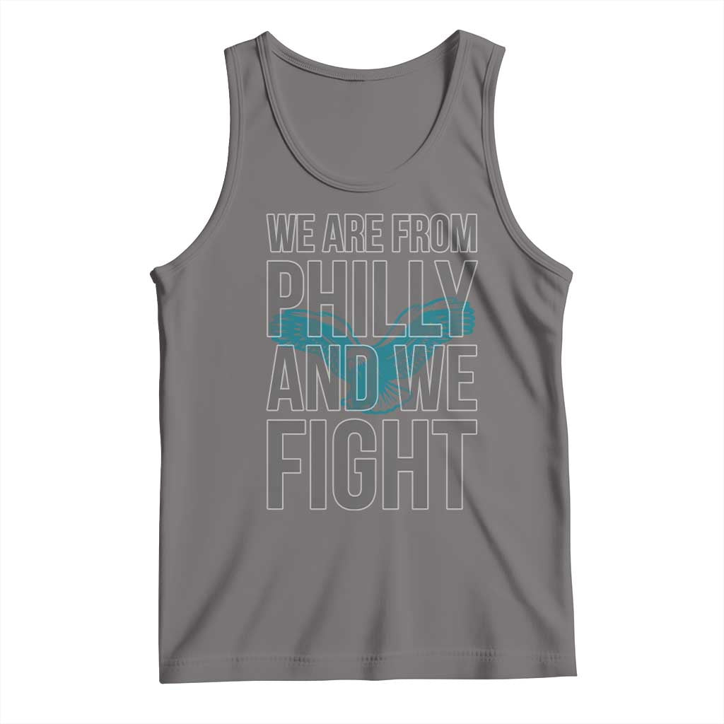 Philadelphia Spirit Tank Top We Are From Philly And We Fight TS02 Deep Heather Print Your Wear