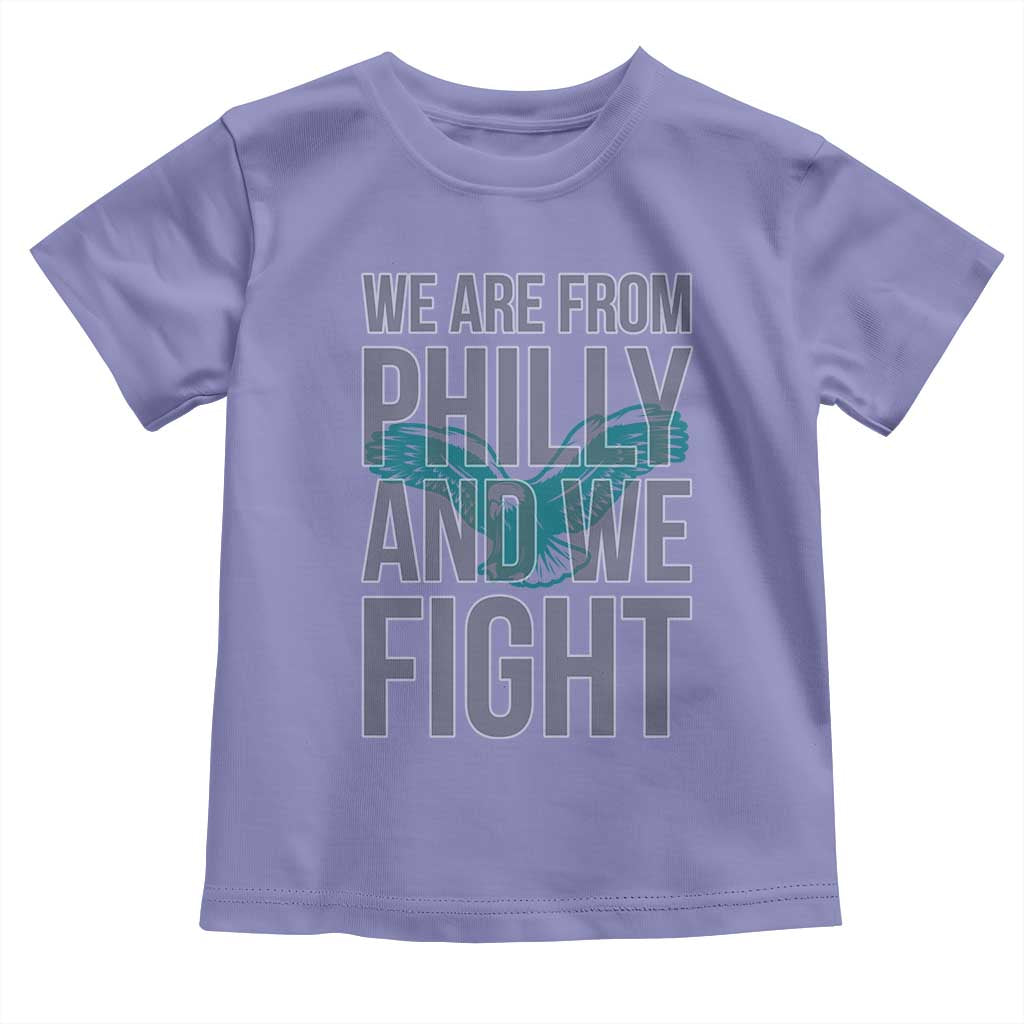 Philadelphia Spirit Toddler T Shirt We Are From Philly And We Fight TS02 Violet Print Your Wear