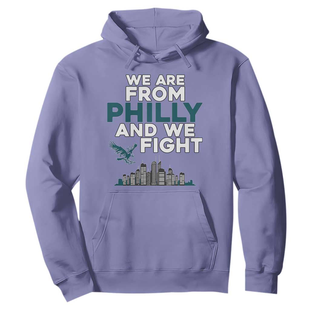 Philadelphia City Hoodie We Are From Philly And We Fight TS02 Violet Print Your Wear