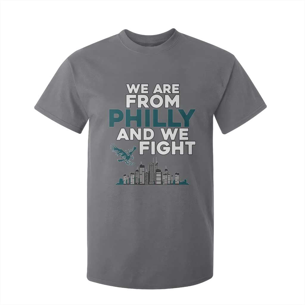 Philadelphia City T Shirt For Kid We Are From Philly And We Fight TS02 Charcoal Print Your Wear