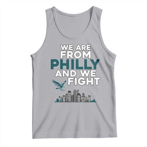 Philadelphia City Tank Top We Are From Philly And We Fight TS02 Athletic Heather Print Your Wear