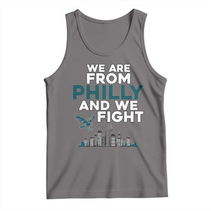 Philadelphia City Tank Top We Are From Philly And We Fight TS02 Deep Heather Print Your Wear