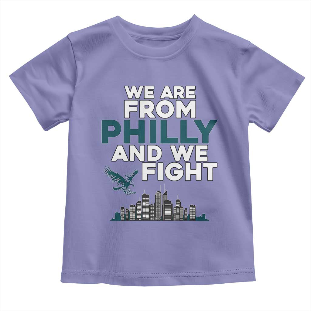 Philadelphia City Toddler T Shirt We Are From Philly And We Fight TS02 Violet Print Your Wear