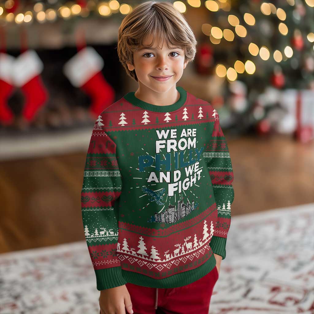 Philadelphia City Knit Sweatshirt We Are From Philly And We Fight TS02 Christmas Print Your Wear