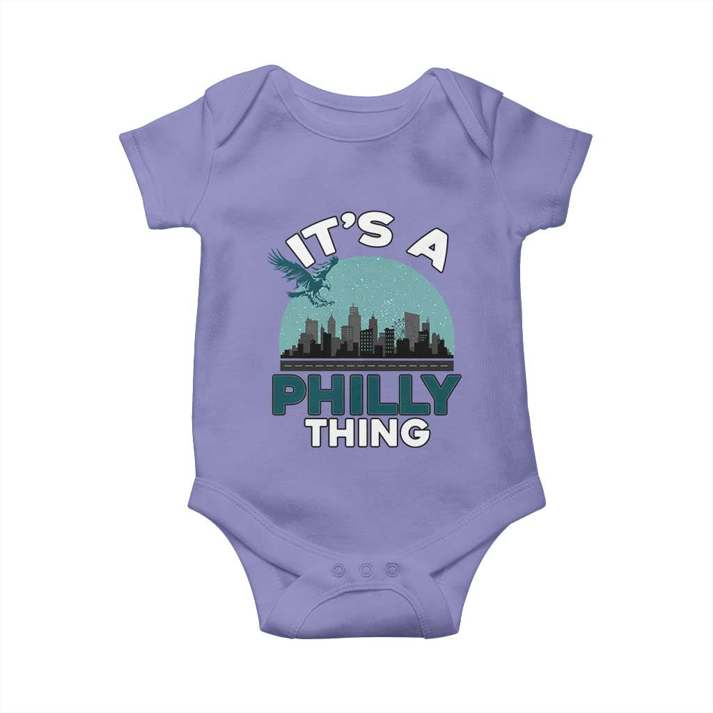 Philadelphia Spirit Baby Onesie It's A Philly Thing TS02 Violet Print Your Wear