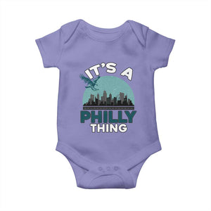 Philadelphia Spirit Baby Onesie It's A Philly Thing TS02 Violet Print Your Wear