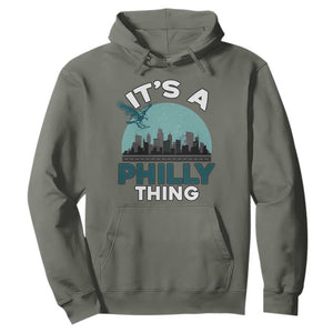 Philadelphia Spirit Hoodie It's A Philly Thing TS02 Military Green Print Your Wear