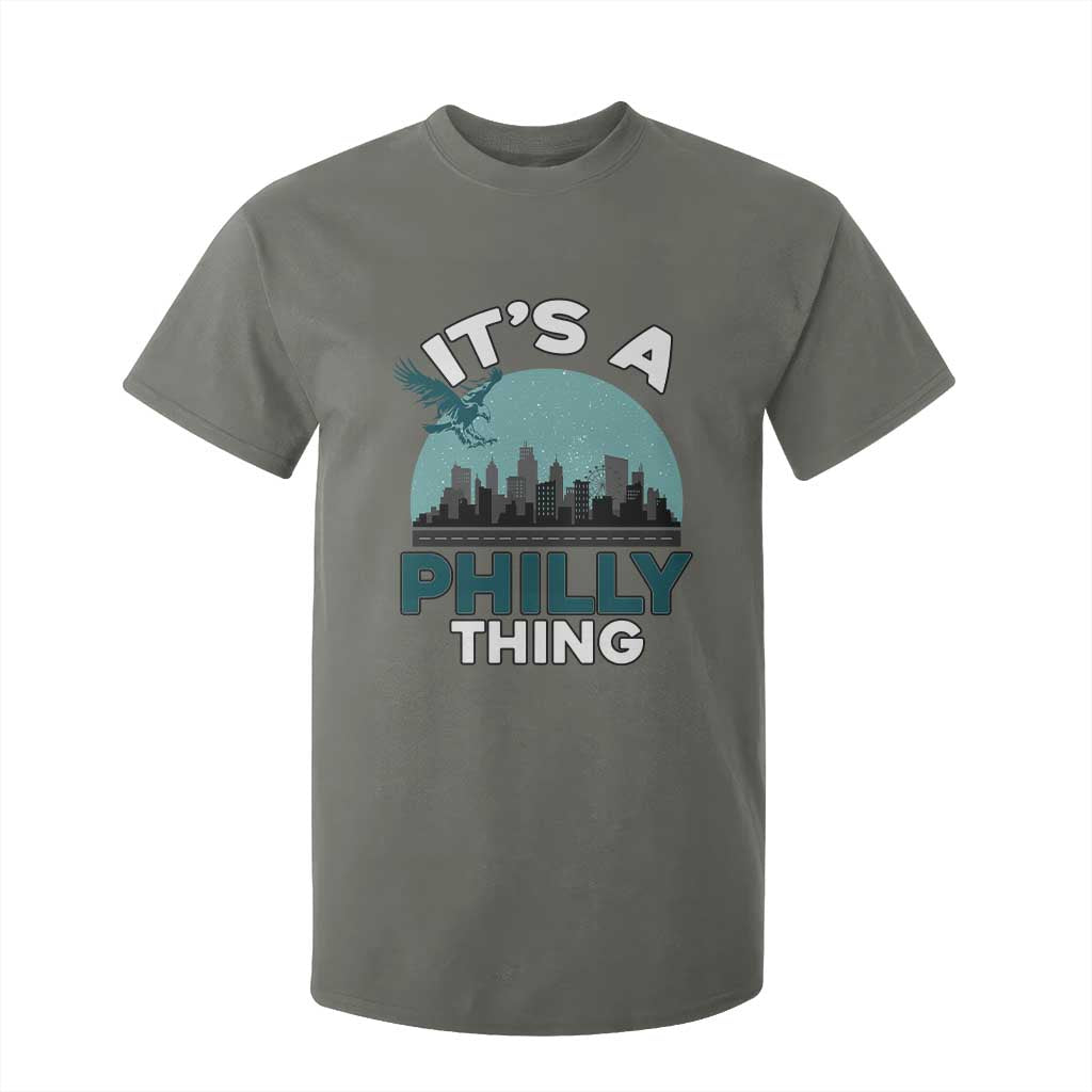 Philadelphia Spirit T Shirt For Kid It's A Philly Thing TS02 Military Green Print Your Wear