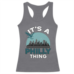 Philadelphia Spirit Racerback Tank Top It's A Philly Thing TS02 Charcoal Print Your Wear