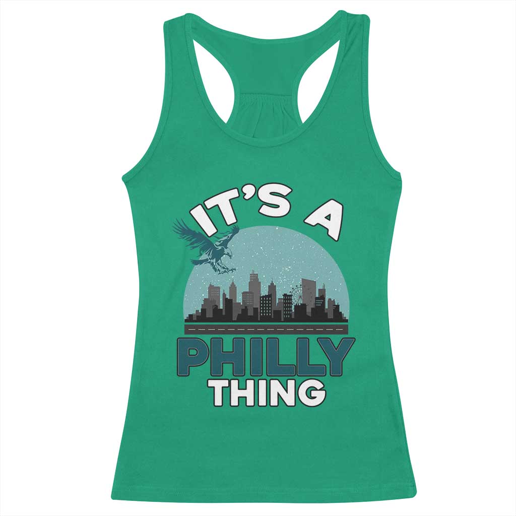 Philadelphia Spirit Racerback Tank Top It's A Philly Thing TS02 Irish Green Print Your Wear