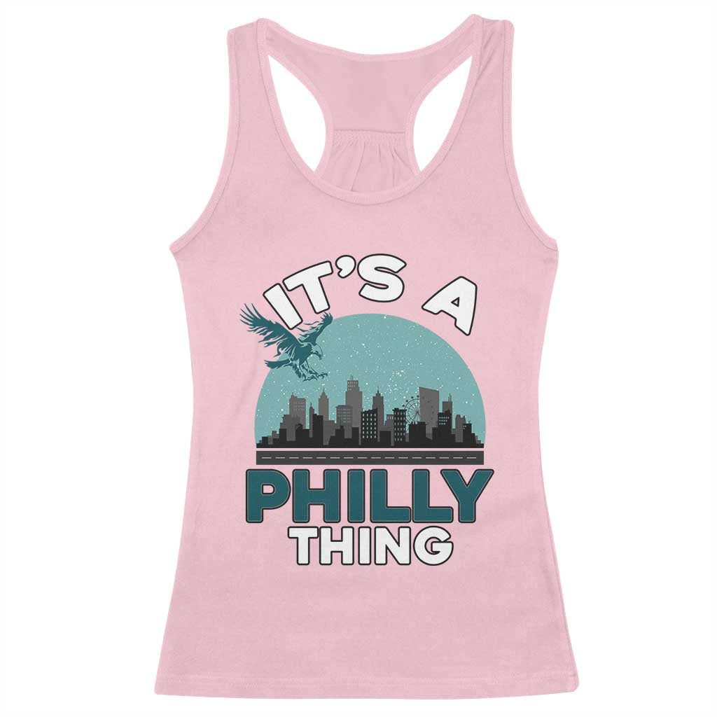 Philadelphia Spirit Racerback Tank Top It's A Philly Thing TS02 Light Pink Print Your Wear