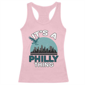Philadelphia Spirit Racerback Tank Top It's A Philly Thing TS02 Light Pink Print Your Wear