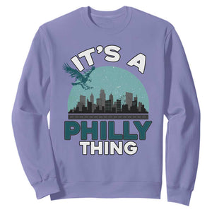 Philadelphia Spirit Sweatshirt It's A Philly Thing TS02 Violet Print Your Wear
