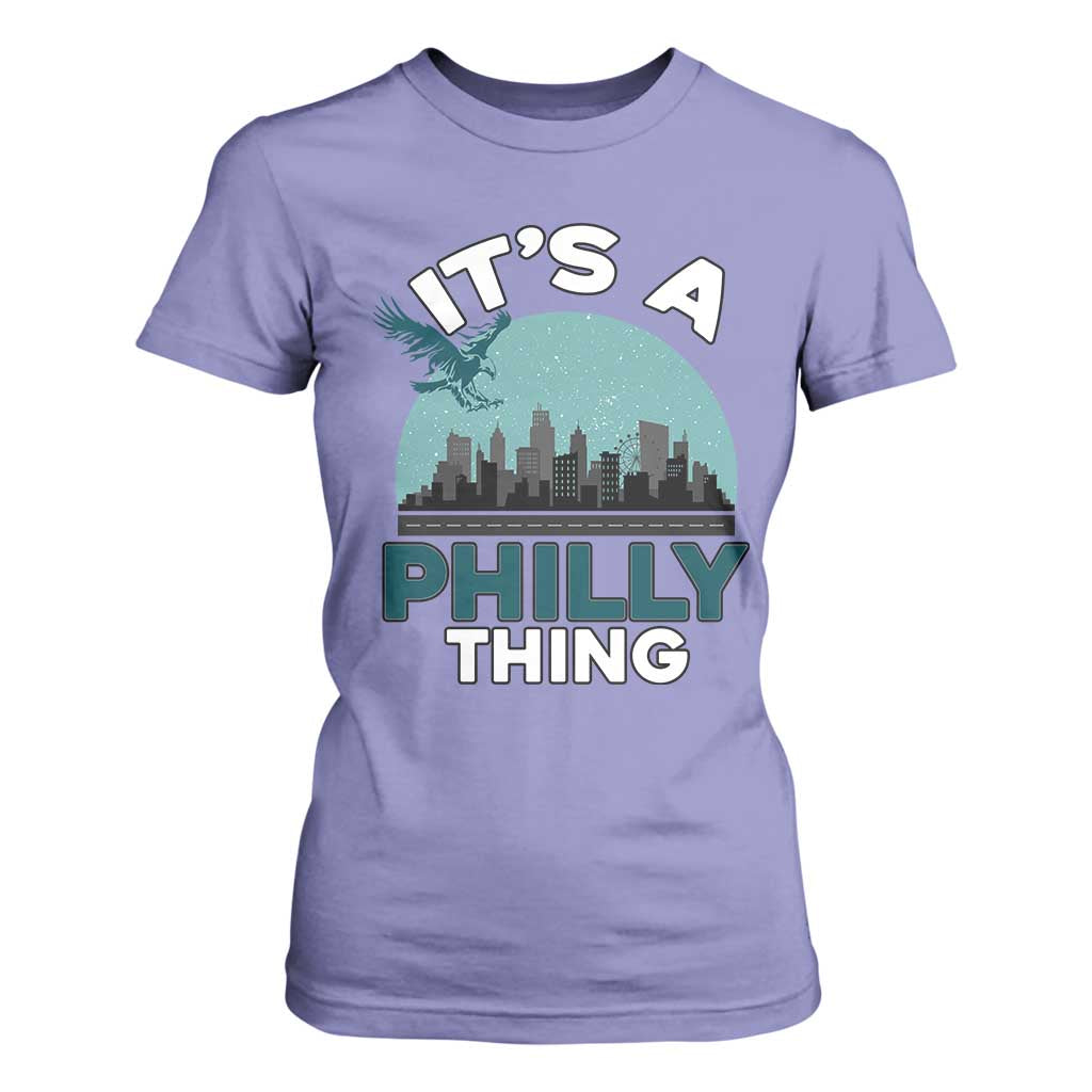 Philadelphia Spirit T Shirt For Women It's A Philly Thing TS02 Violet Print Your Wear