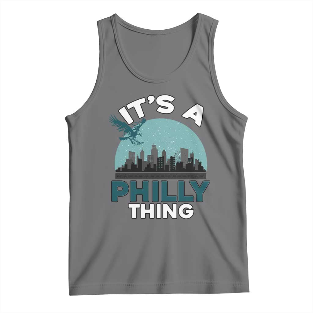 Philadelphia Spirit Tank Top It's A Philly Thing TS02 Black Heather Print Your Wear