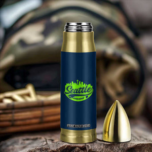 Seattle Pride Skyline Football Lover Bullet Tumbler Game Day Sports Fan TS02 Print Your Wear