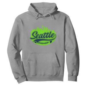 Seattle Pride Skyline Football Lover Hoodie Game Day Sports Fan TS02 Sport Gray Print Your Wear
