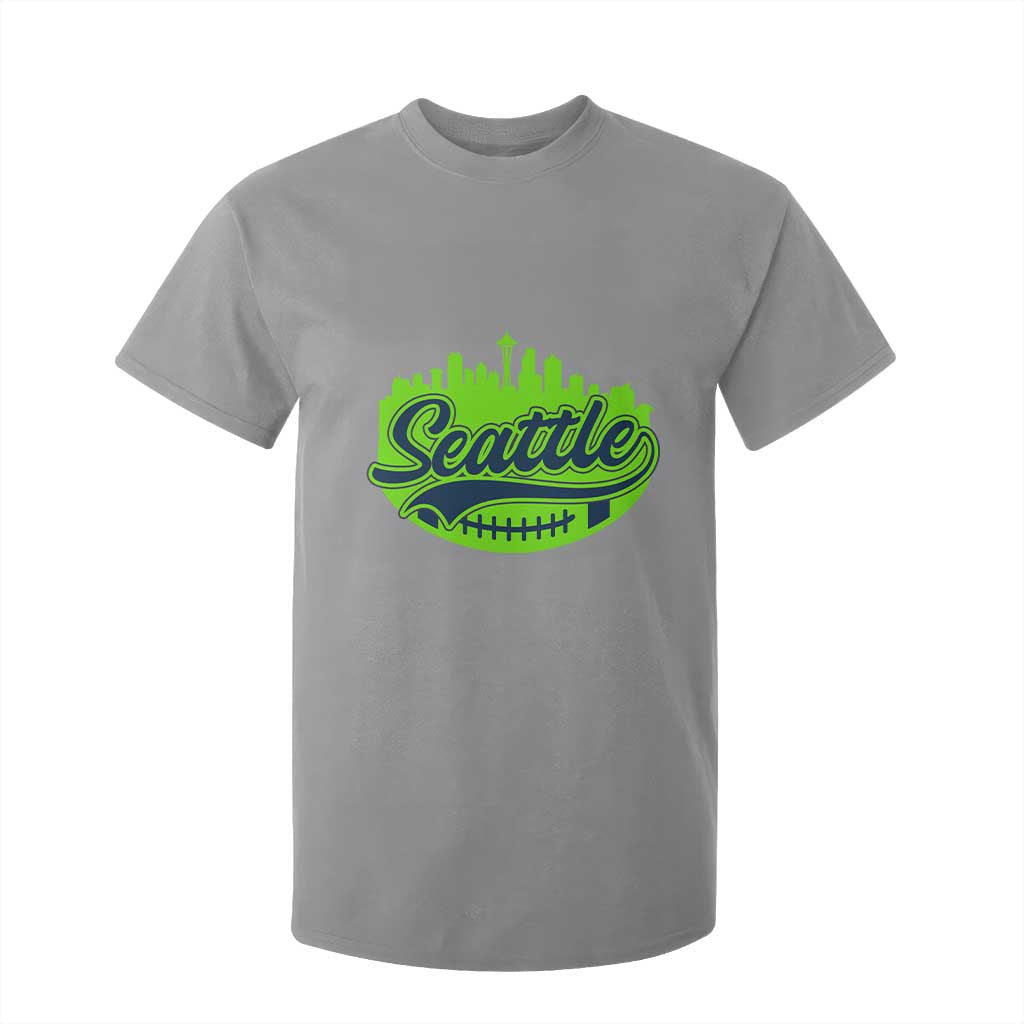 Seattle Pride Skyline Football Lover T Shirt For Kid Game Day Sports Fan TS02 Sport Gray Print Your Wear