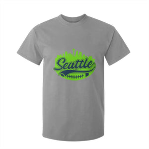 Seattle Pride Skyline Football Lover T Shirt For Kid Game Day Sports Fan TS02 Sport Gray Print Your Wear