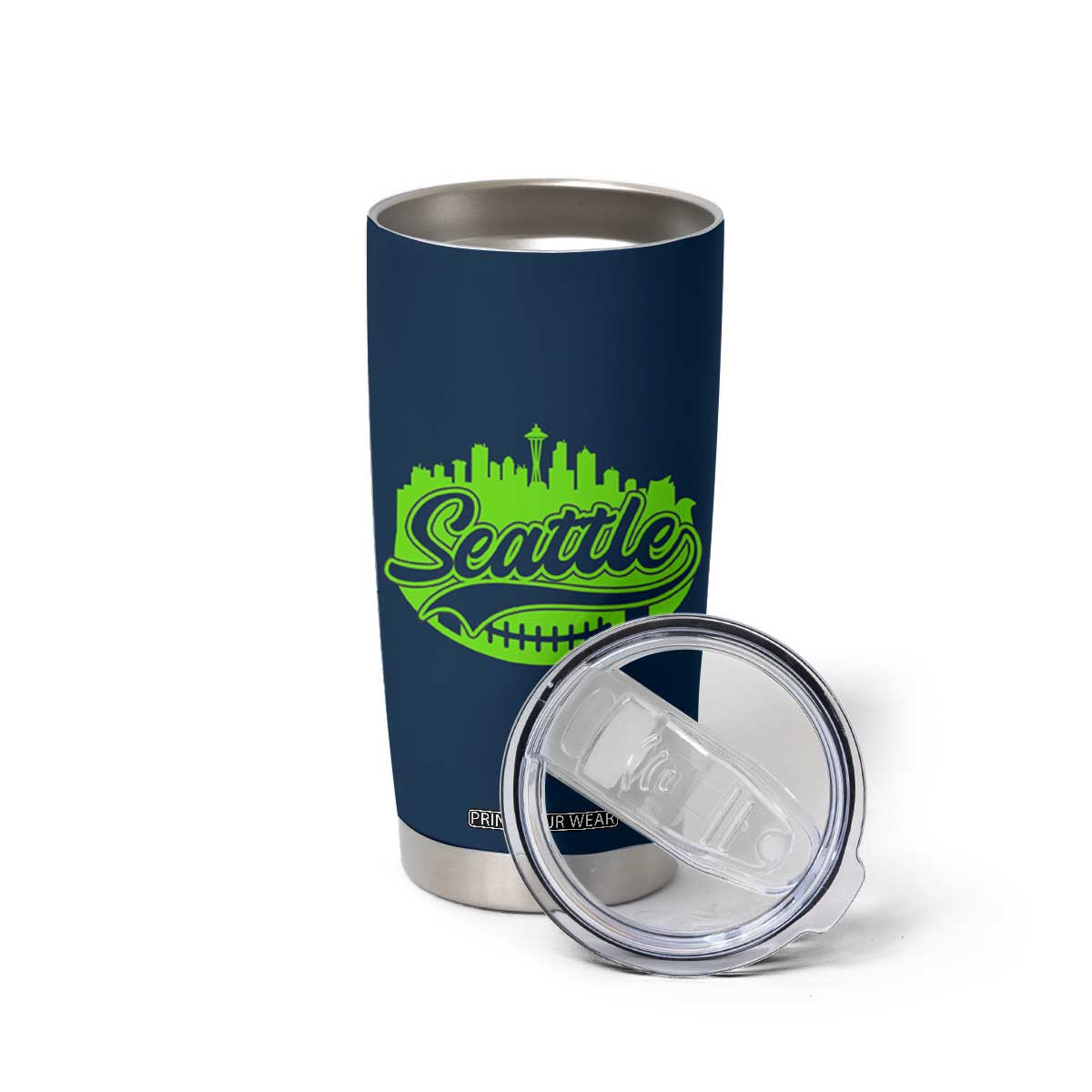 Seattle Pride Skyline Football Lover Tumbler Cup Game Day Sports Fan TS02 Print Your Wear