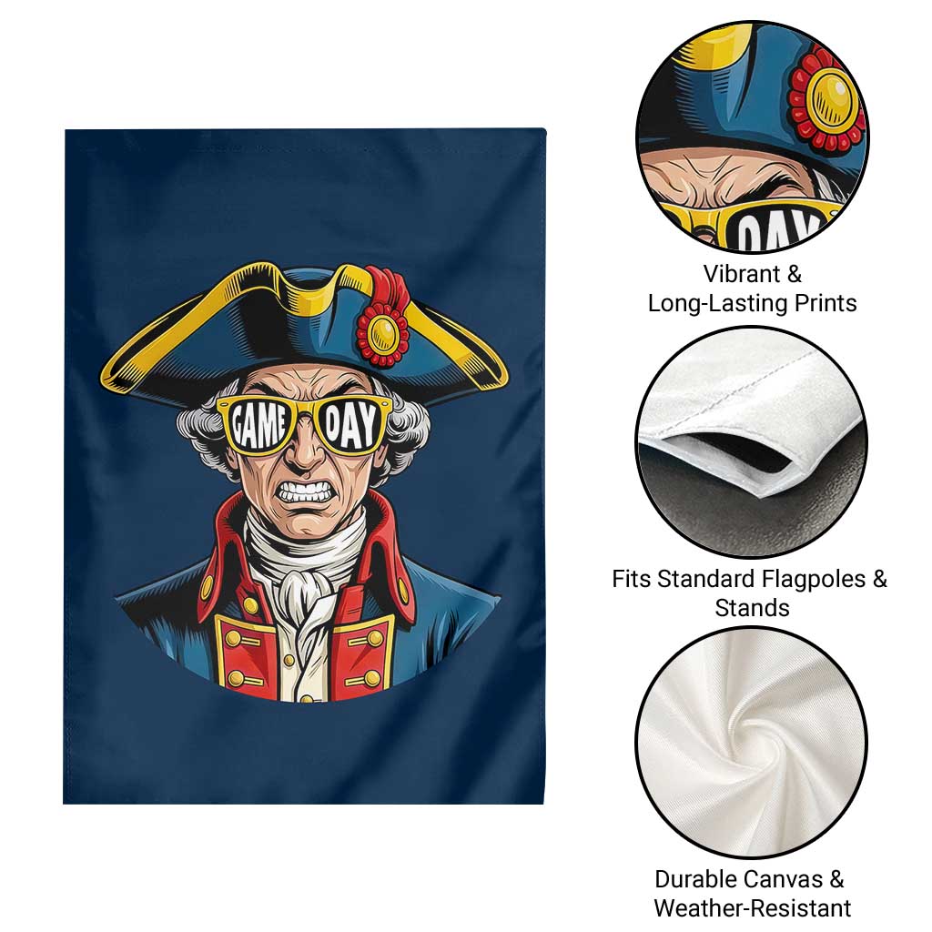Vintage Game Day Patriot Garden Flag Revolutionary Colonial Mascot Football Fan TS02 Print Your Wear