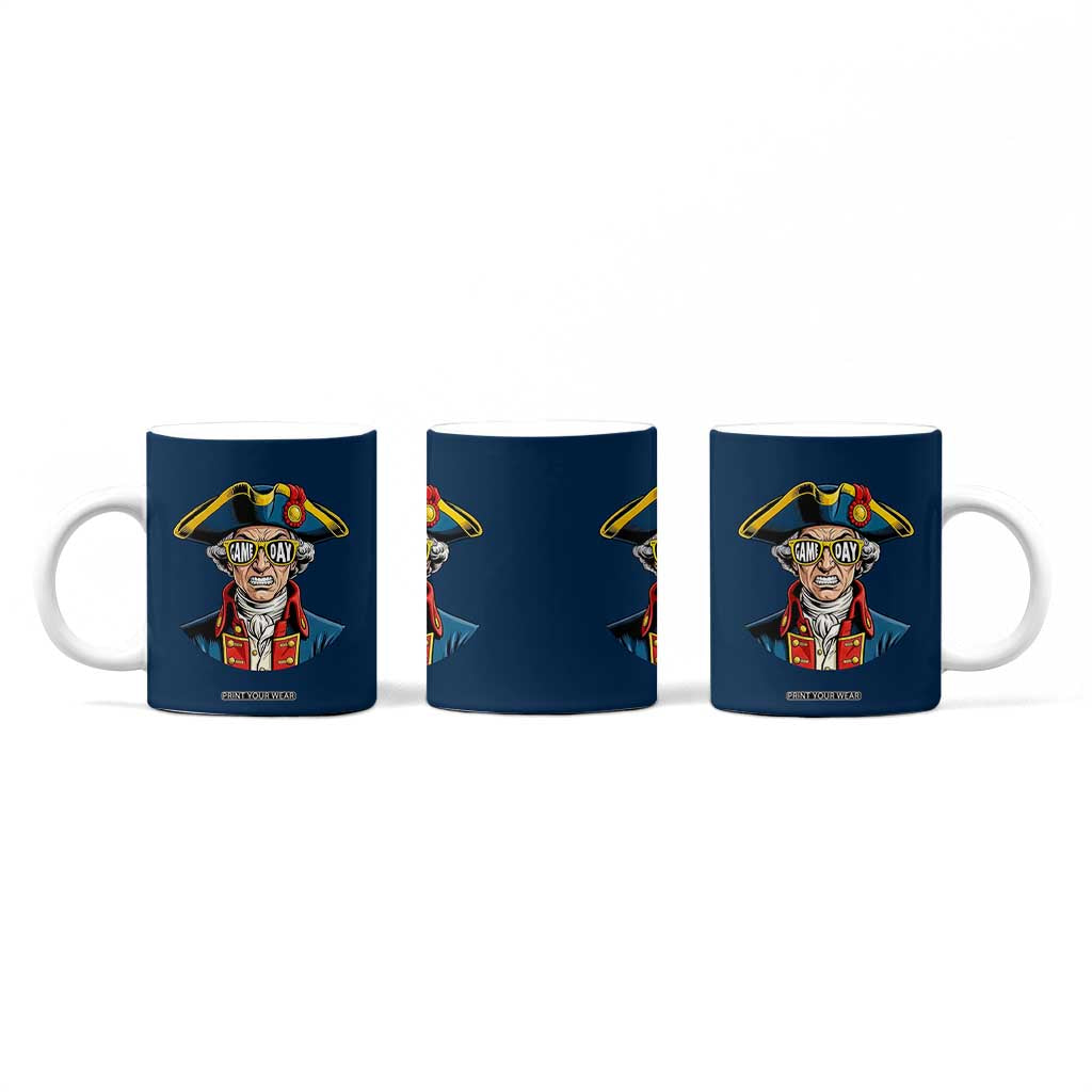 Vintage Game Day Patriot Coffee Mug Revolutionary Colonial Mascot Football Fan TS02 Print Your Wear
