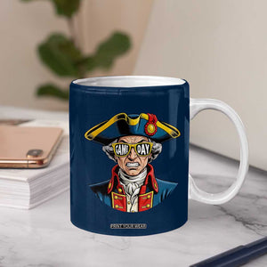 Vintage Game Day Patriot Coffee Mug Revolutionary Colonial Mascot Football Fan TS02 Print Your Wear