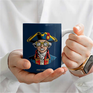 Vintage Game Day Patriot Coffee Mug Revolutionary Colonial Mascot Football Fan TS02 Print Your Wear