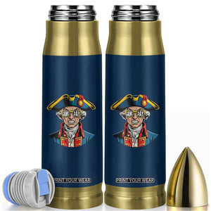 Vintage Game Day Patriot Bullet Tumbler Revolutionary Colonial Mascot Football Fan TS02 Navy Print Your Wear