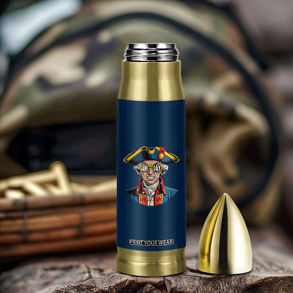 Vintage Game Day Patriot Bullet Tumbler Revolutionary Colonial Mascot Football Fan TS02 Print Your Wear