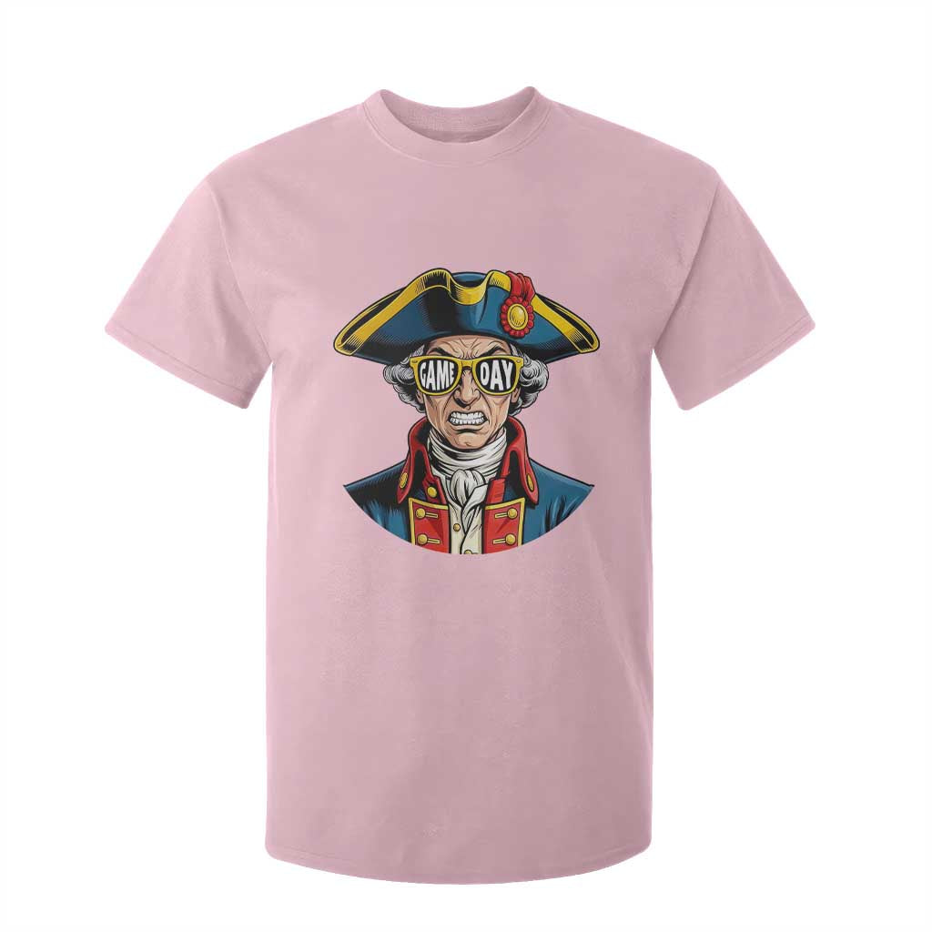 Vintage Game Day Patriot T Shirt For Kid Revolutionary Colonial Mascot Football Fan TS02 Light Pink Print Your Wear