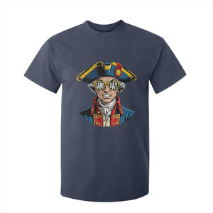 Vintage Game Day Patriot T Shirt For Kid Revolutionary Colonial Mascot Football Fan TS02 Navy Print Your Wear